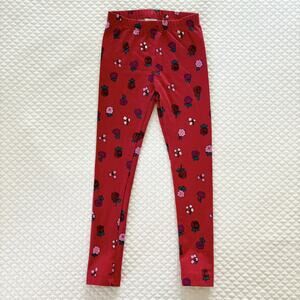 Hanna Andersson Floral Leggings, Size 120 (6-7)